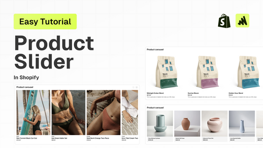 Adding a Product Slider in Shopify (Easy Tutorial)