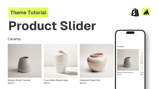 How to add a product slider to any Shopify theme