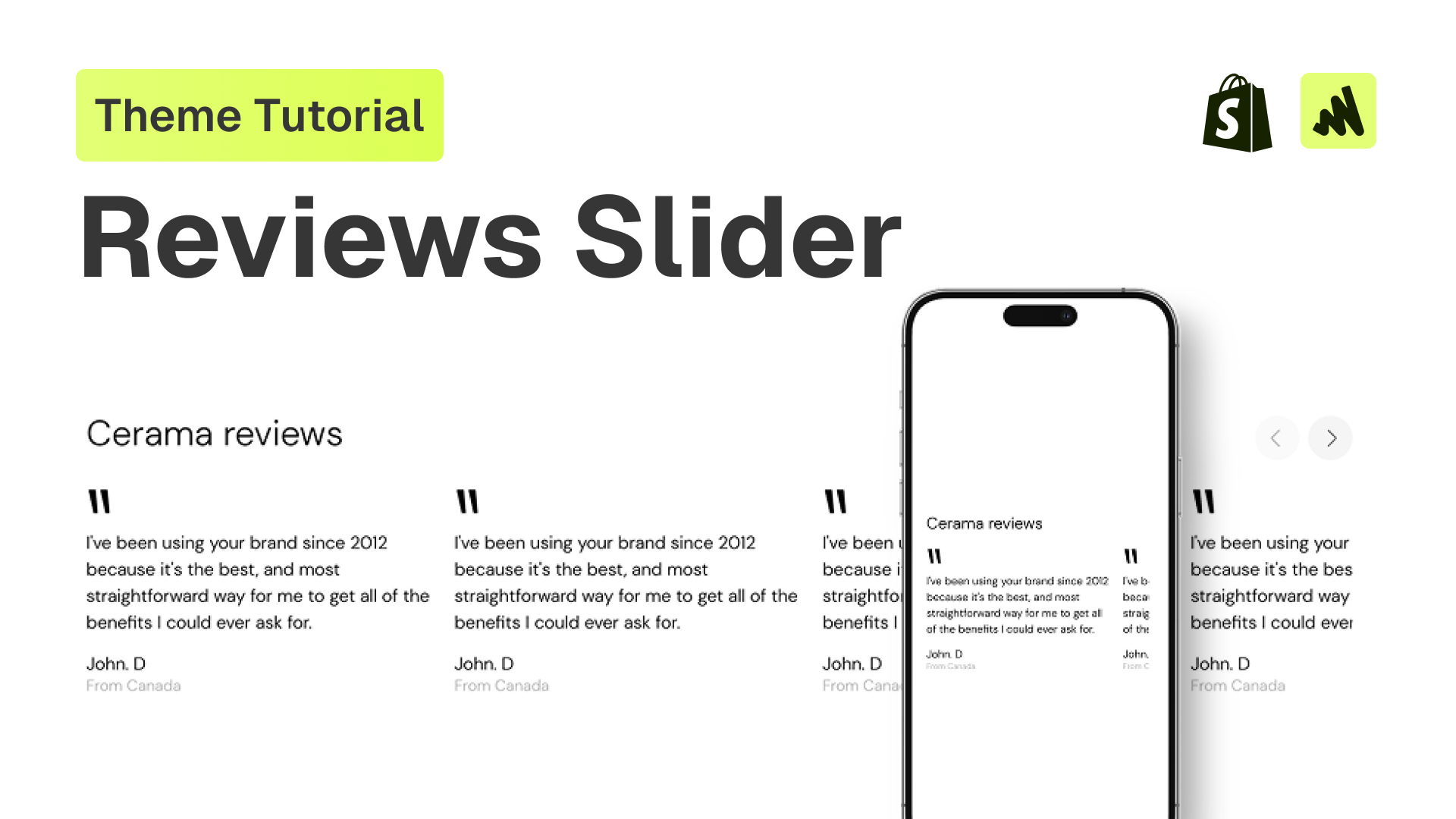 How to add a reviews slider to any Shopify theme – Flexi Sections ...