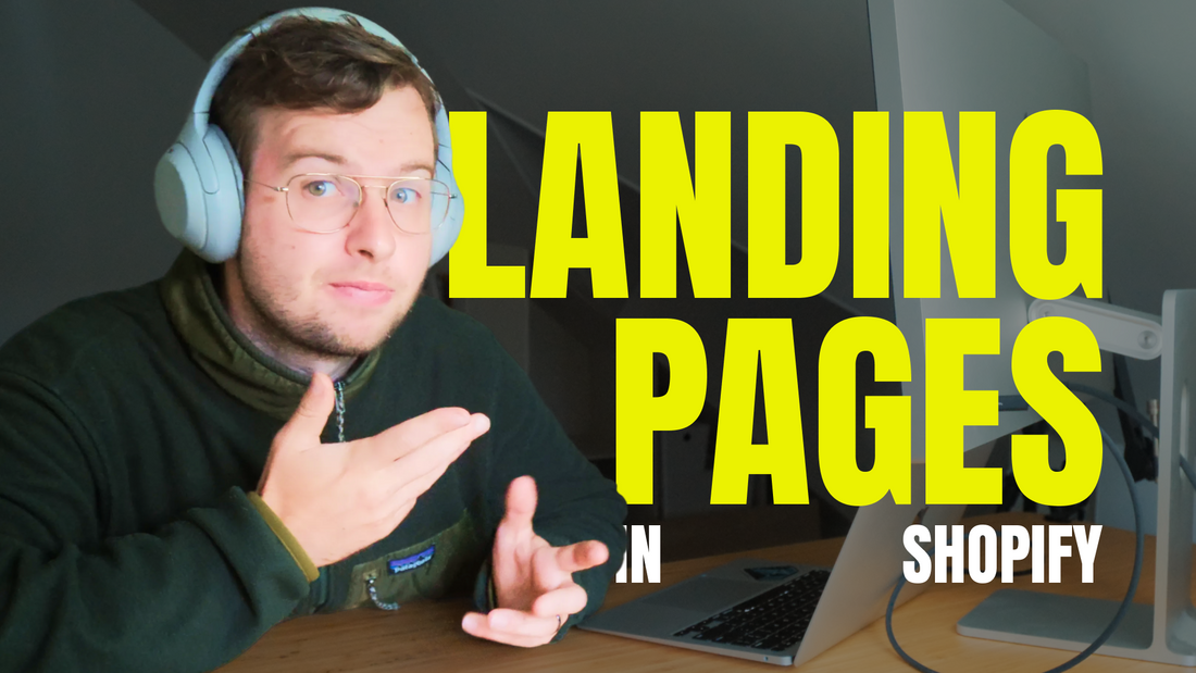 Shopify landing page design tutorial thumbnail