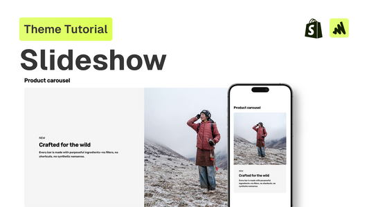 How to add a slideshow section to any Shopify theme