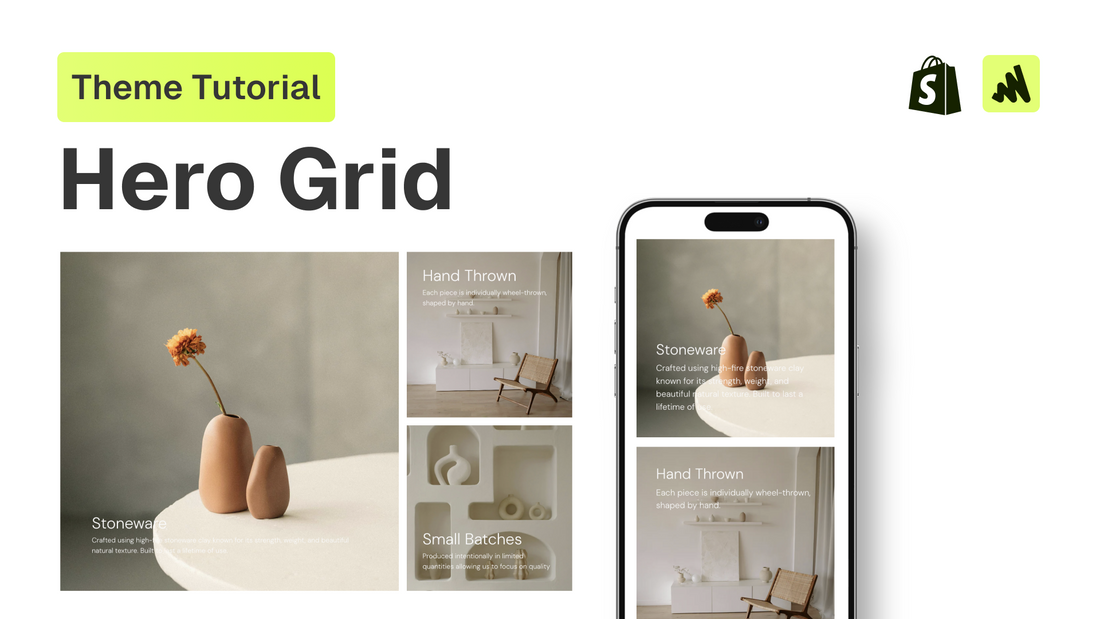 How to add a hero grid section to any Shopify theme