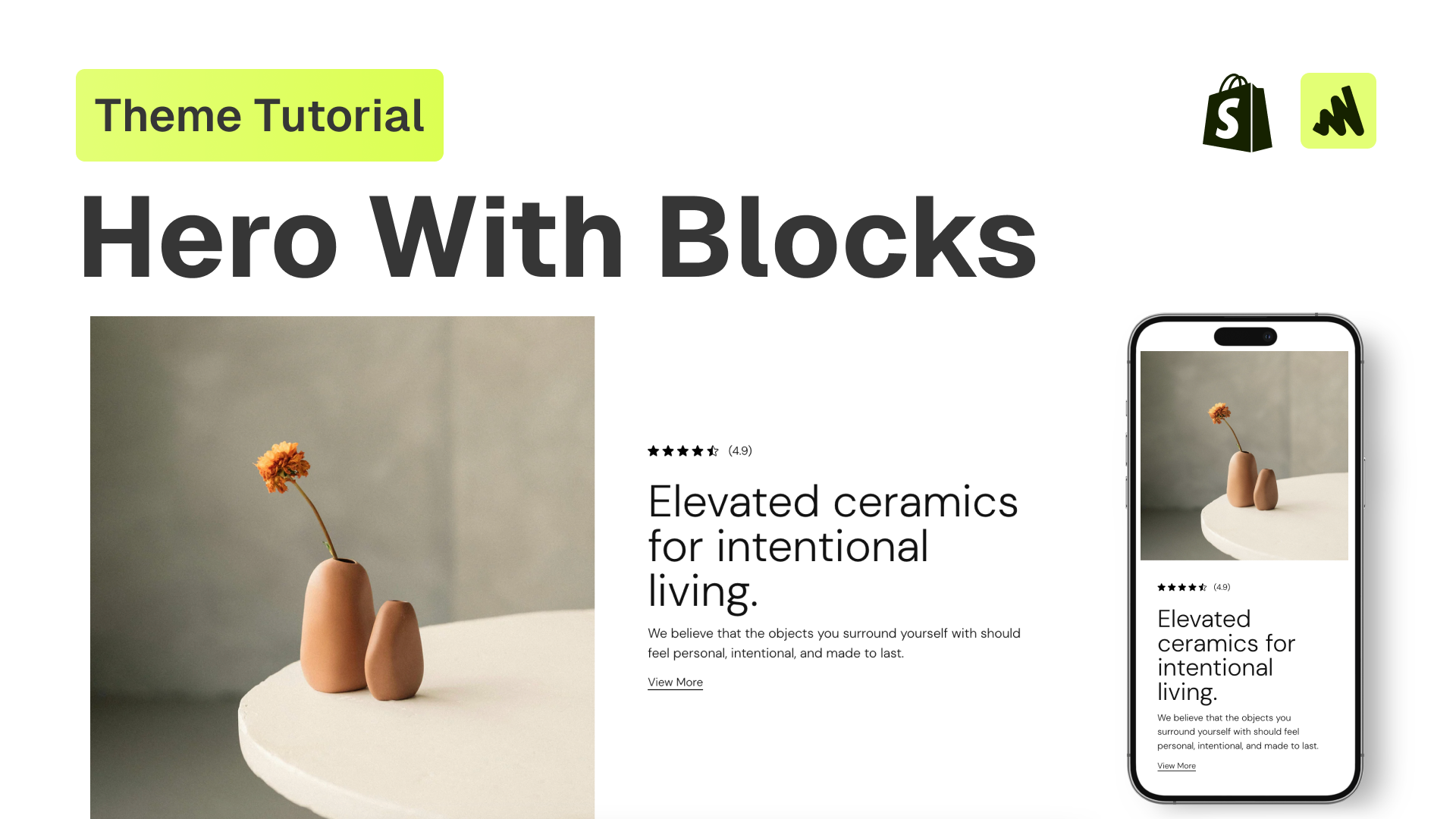 How to add a hero with blocks sections to any Shopify theme – Flexi ...