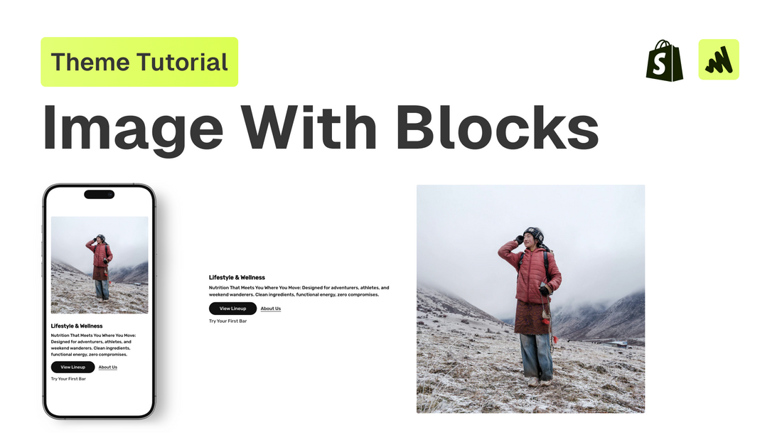 How to add an image with text content section to any Shopify theme