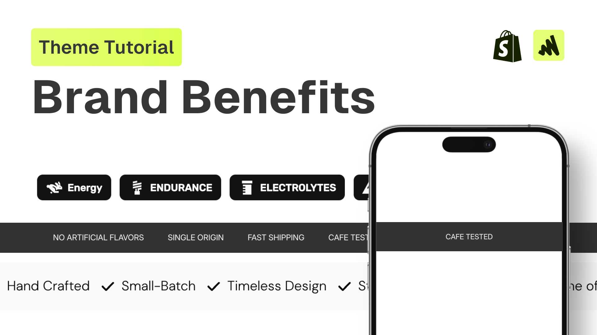How to add a brand benefits section to any Shopify theme – Flexi ...