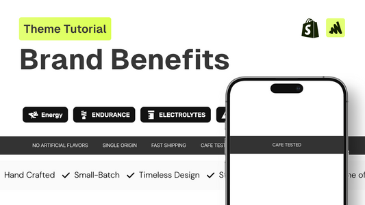 How to add a brand benefits section to any Shopify theme