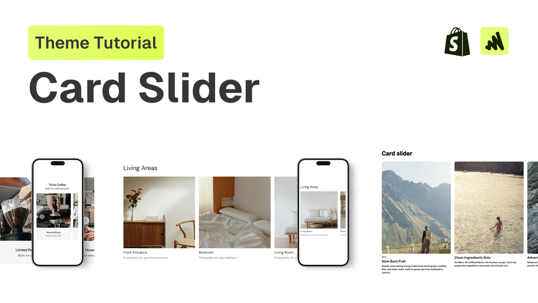 How to add a card slider section to any shopify theme