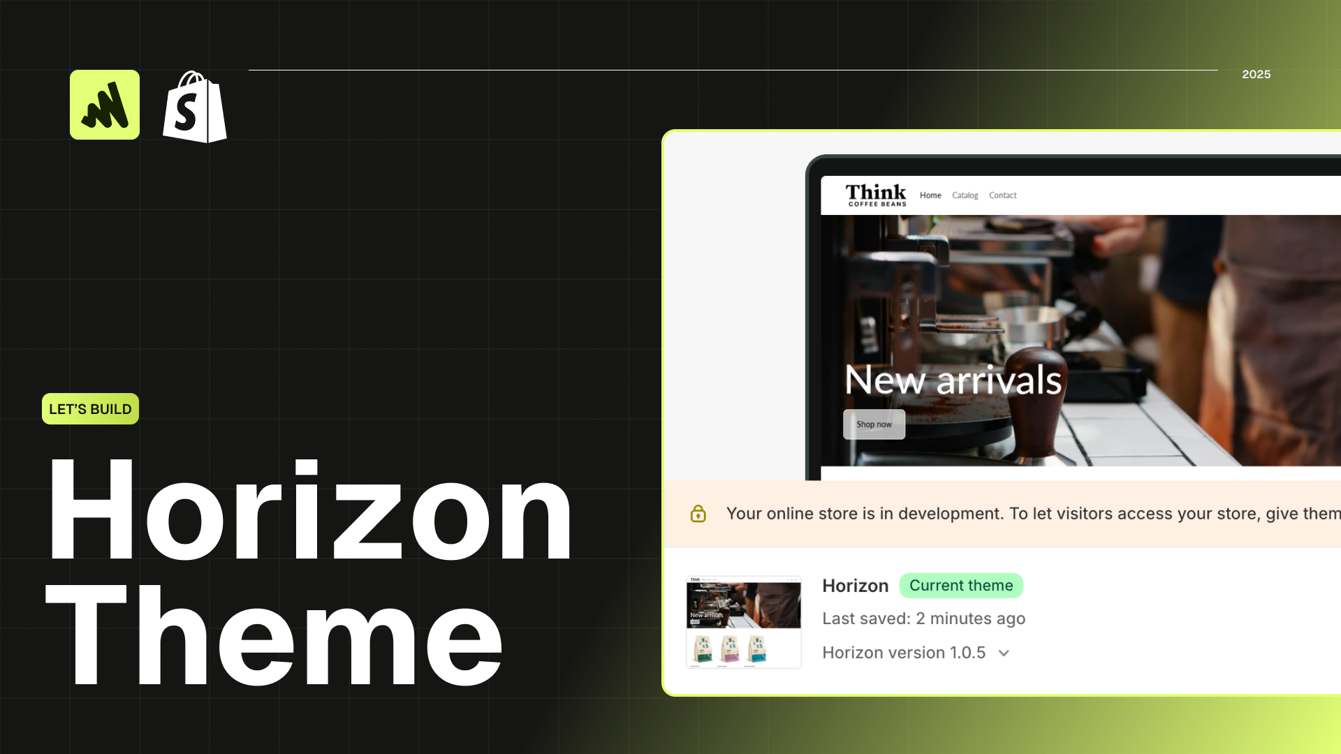Part 2: Building a Shopify theme with Horizon