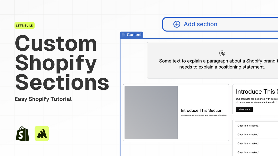 How to Add Custom Shopify Sections to Any Theme (For Free)