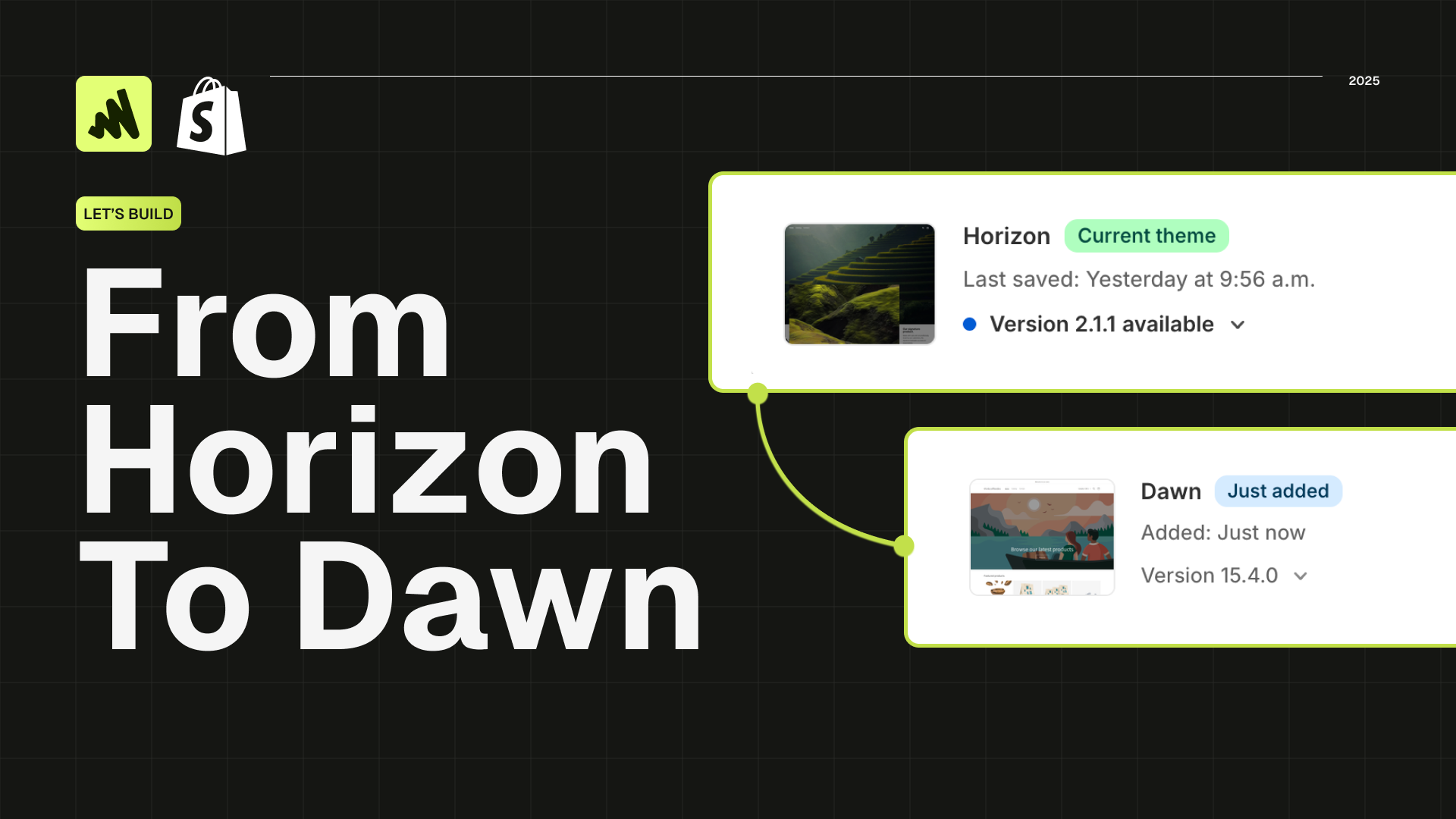 How to Use Horizon Sections in Dawn Theme