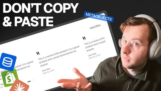 How to Manage Reviews in Shopify With Metaobjects