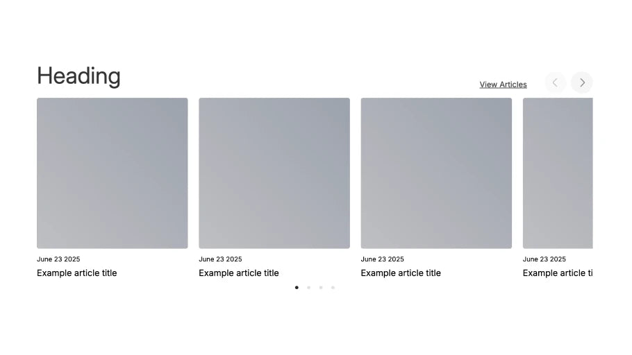 Articles Slider