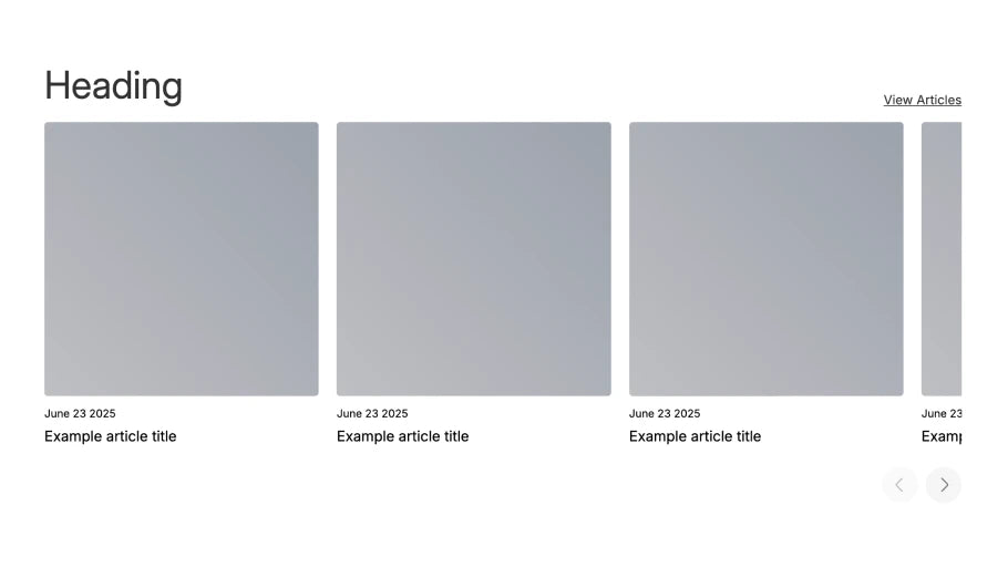Articles Slider