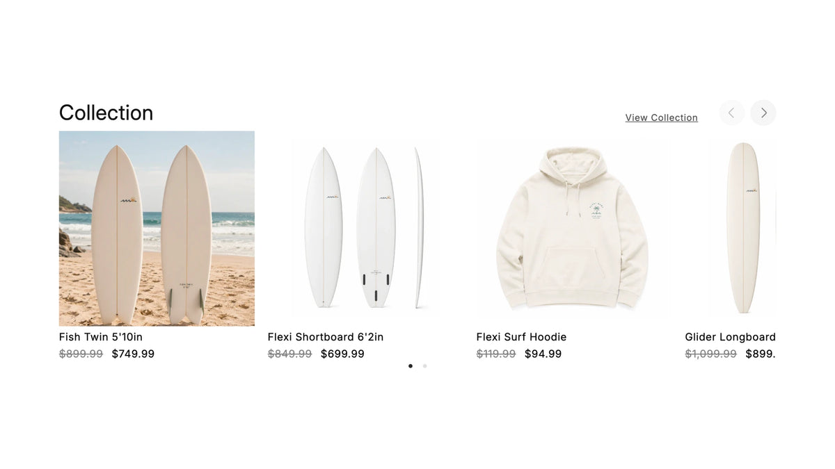 New Arrivals Slider