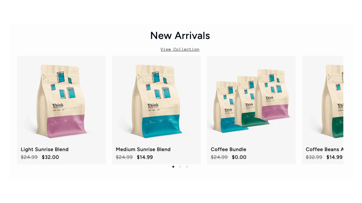 New Arrivals Slider